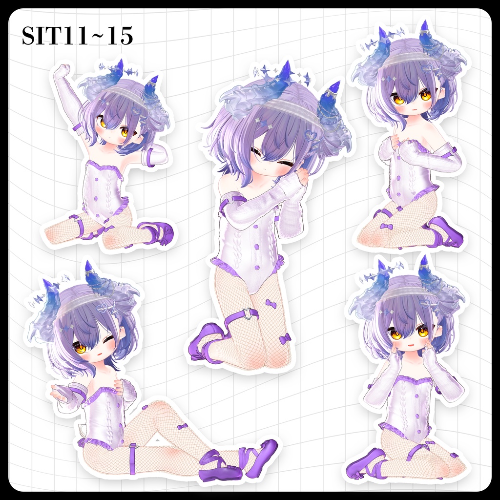 ☕【FREE】撮影向けPOSE Set 50種《 期間限定SALE 》〘 ♡Melvii♡ 〙
