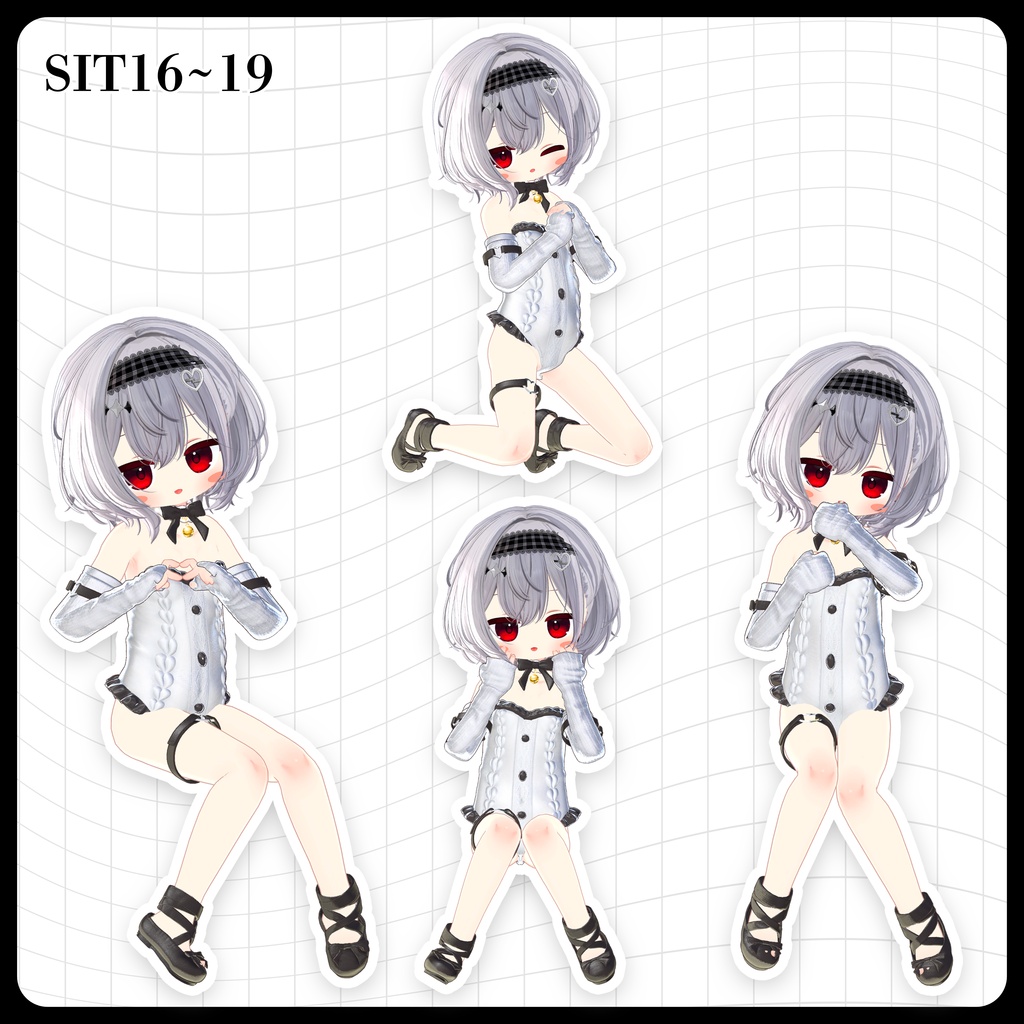 ☕【FREE】撮影向けPOSE Set 50種《 期間限定SALE 》〘 ♡Nemesis♡ 〙