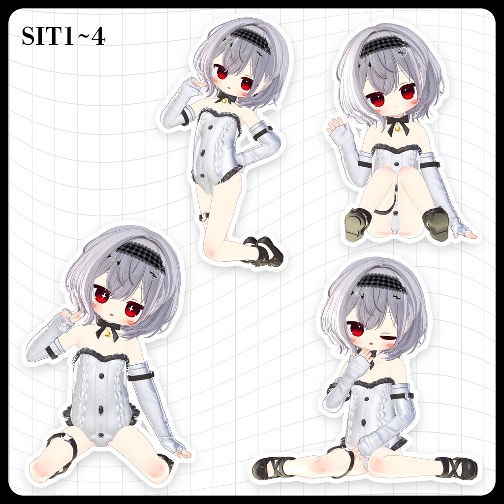 ☕【FREE】撮影向けPOSE Set 50種《 期間限定SALE 》〘 ♡Nemesis♡ 〙