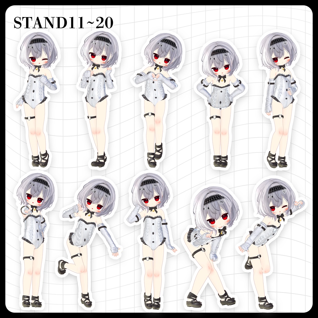 ☕【FREE】撮影向けPOSE Set 50種《 期間限定SALE 》〘 ♡Nemesis♡ 〙