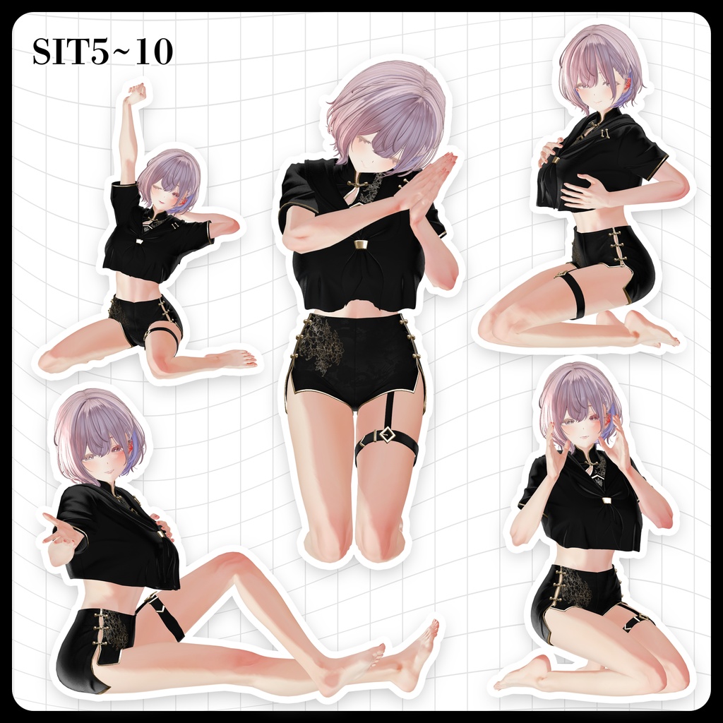 ☕【FREE】撮影向けPOSE Set 50種《 期間限定SALE 》〘 ♡Midaris♡ 〙