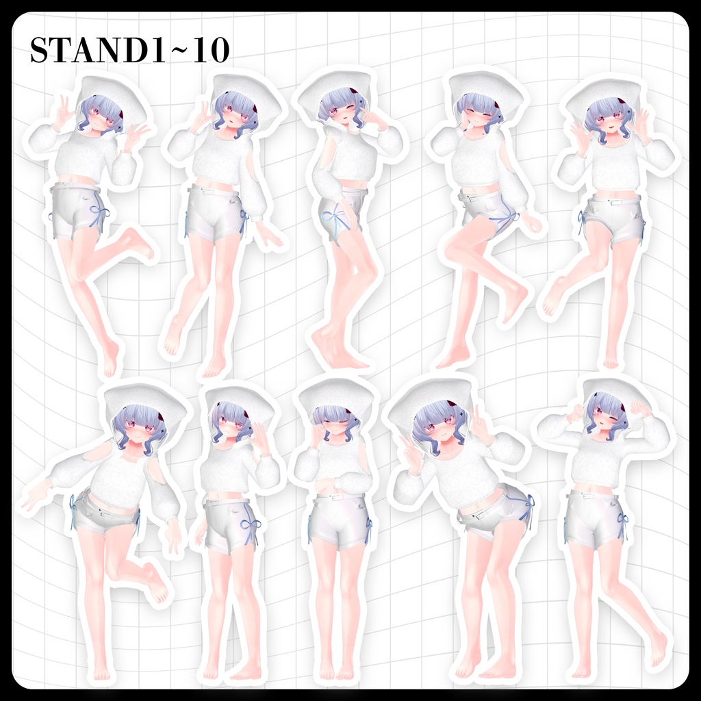 ☕【FREE】撮影向けPOSE Set 50種《 期間限定SALE 》〘 ♡Cian♡ 〙