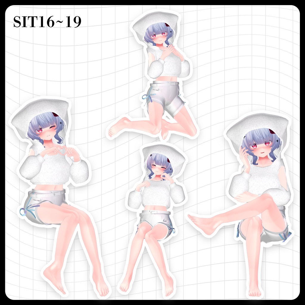 ☕【FREE】撮影向けPOSE Set 50種《 期間限定SALE 》〘 ♡Cian♡ 〙