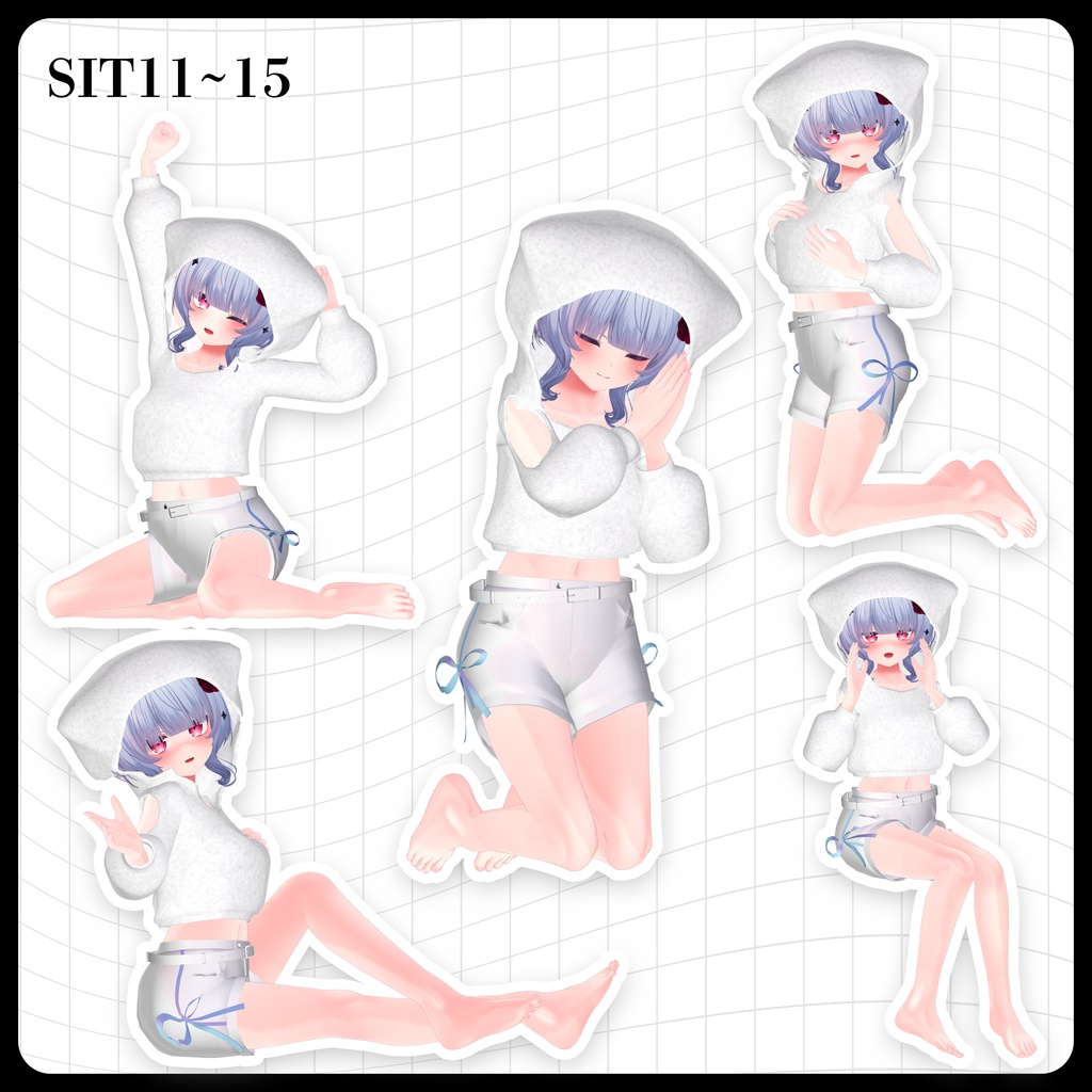 ☕【FREE】撮影向けPOSE Set 50種《 期間限定SALE 》〘 ♡Cian♡ 〙