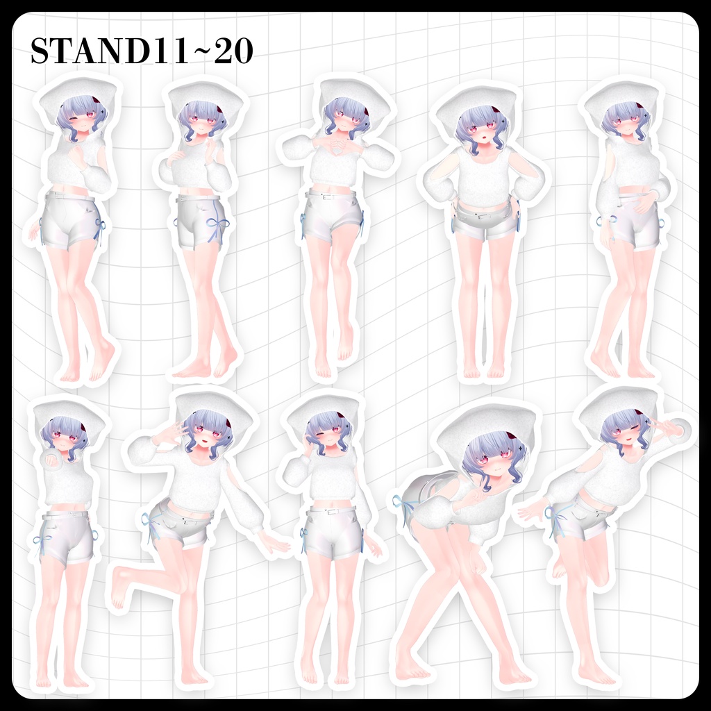 ☕【FREE】撮影向けPOSE Set 50種《 期間限定SALE 》〘 ♡Cian♡ 〙