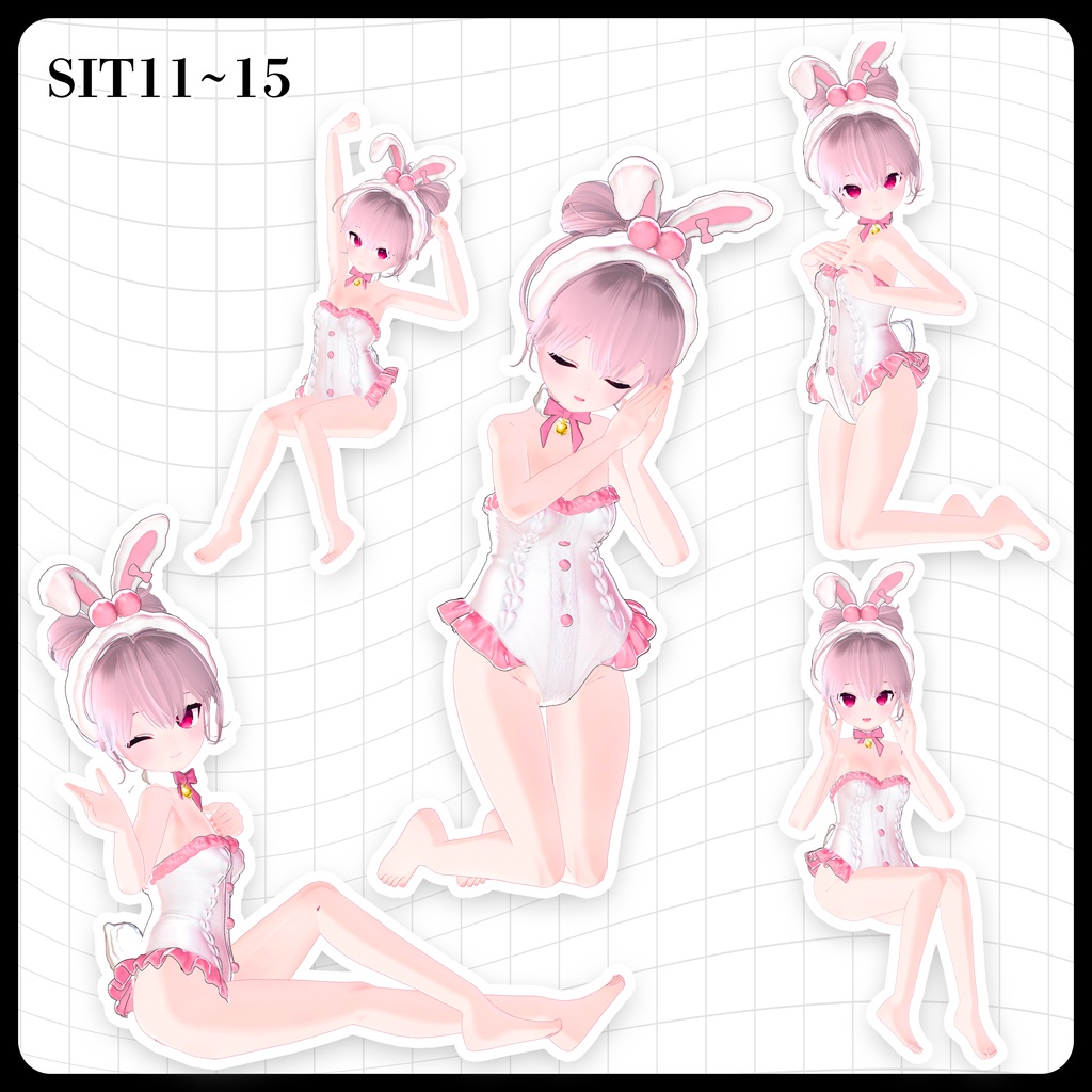 ☕【FREE】撮影向けPOSE Set 50種《 期間限定SALE 》〘 ♡Karin♡ 〙