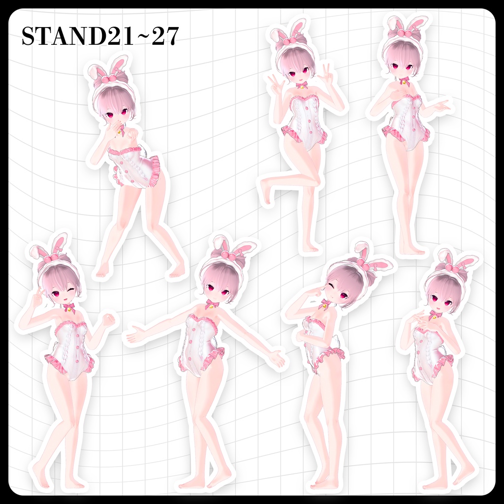 ☕【FREE】撮影向けPOSE Set 50種《 期間限定SALE 》〘 ♡Karin♡ 〙