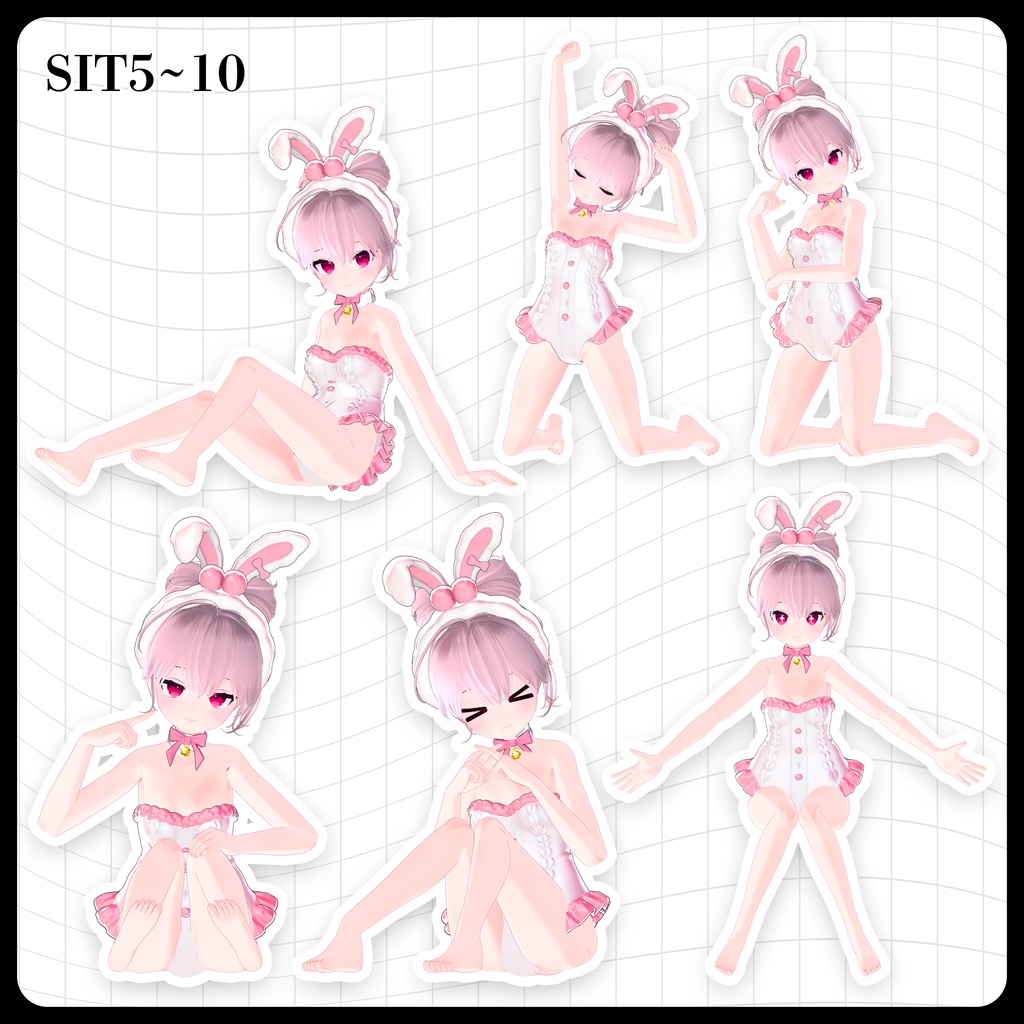 ☕【FREE】撮影向けPOSE Set 50種《 期間限定SALE 》〘 ♡Karin♡ 〙