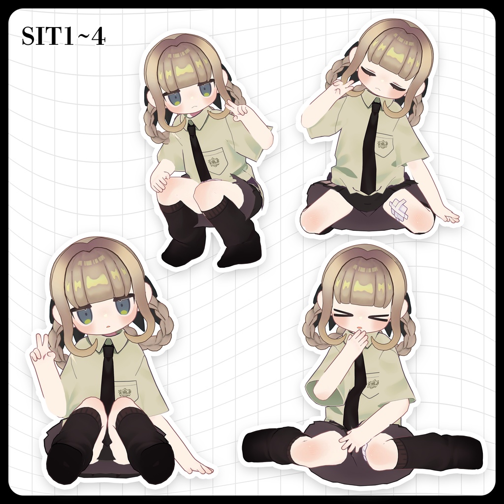 ☕【FREE】撮影向けPOSE Set 50種《 期間限定SALE 》〘 ♡Kipfel♡ 〙
