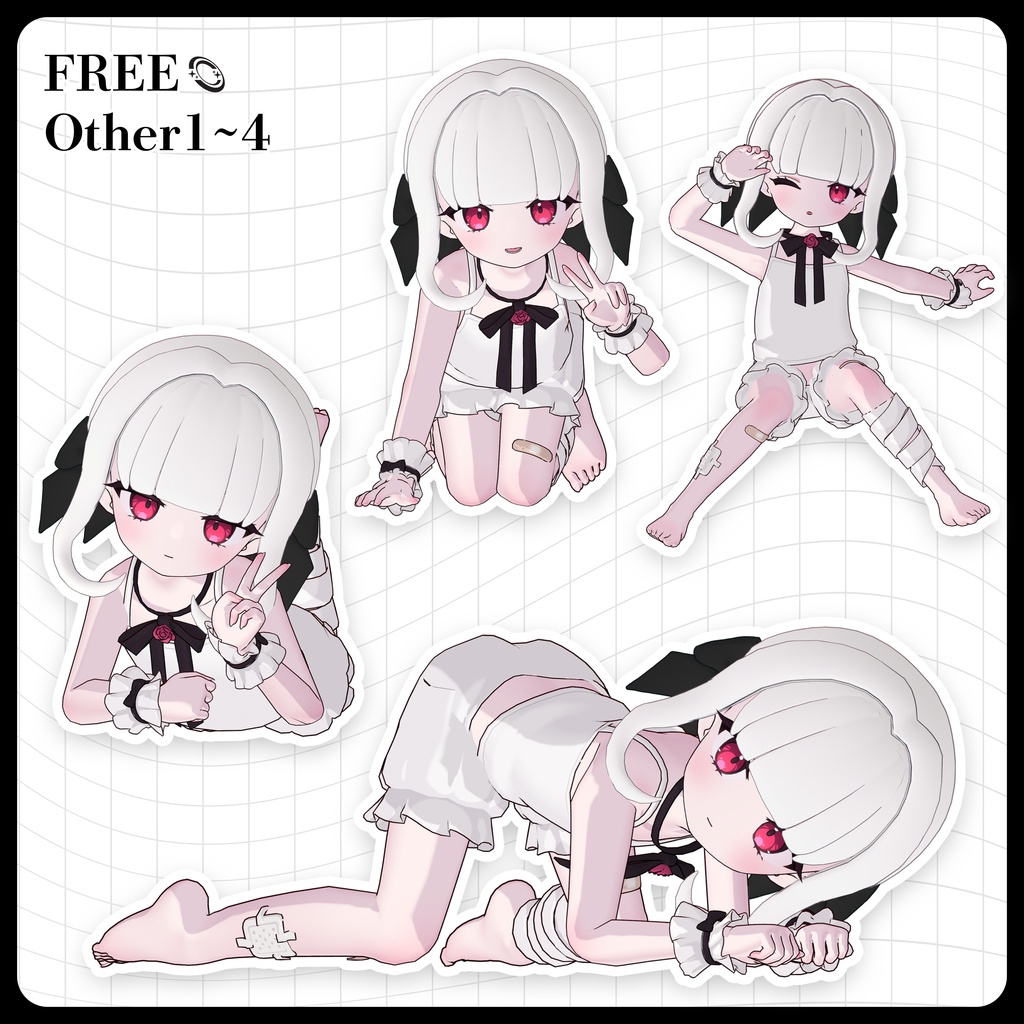 ☕【FREE】撮影向けPOSE Set 50種《 期間限定SALE 》〘 ♡Nochica♡ 〙