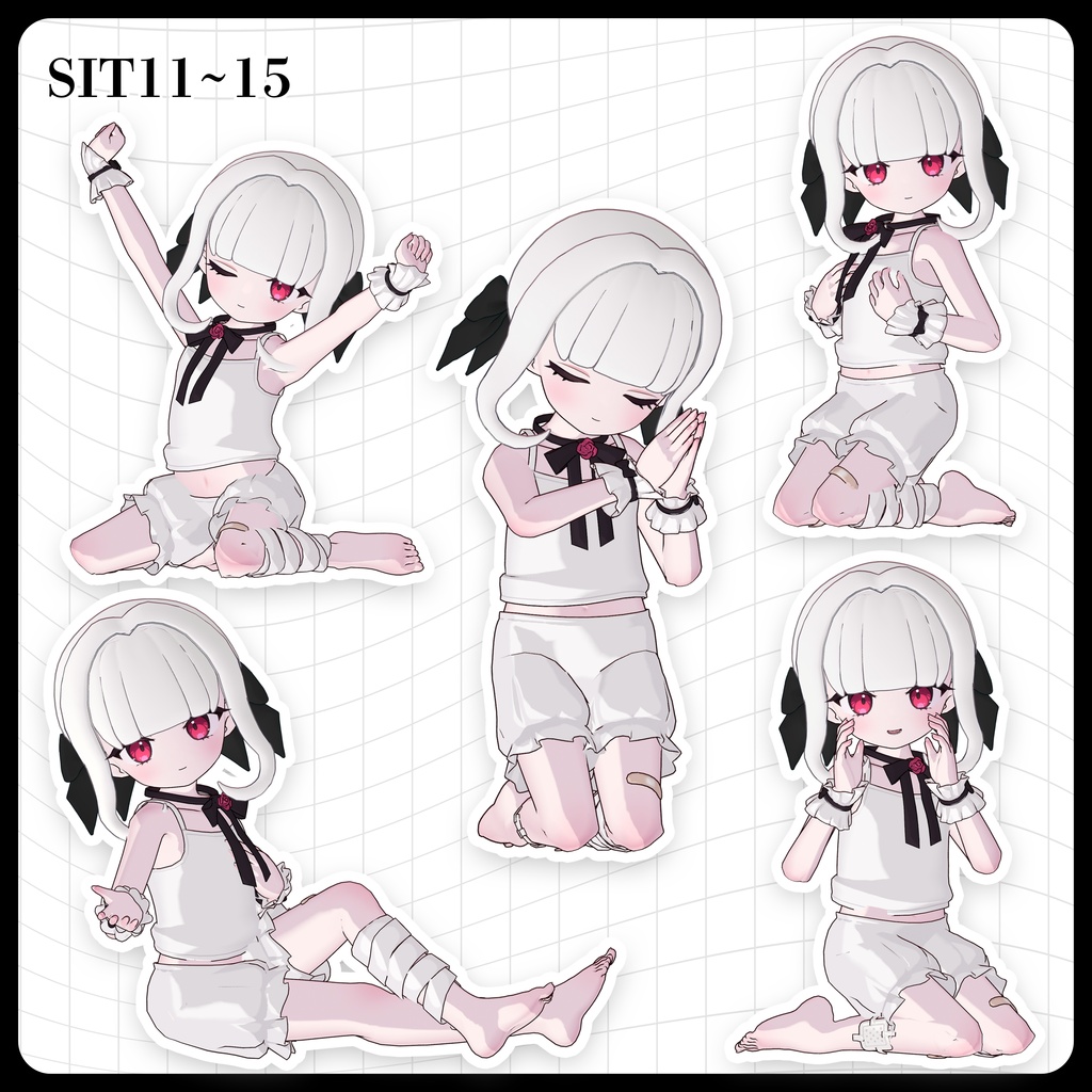 ☕【FREE】撮影向けPOSE Set 50種《 期間限定SALE 》〘 ♡Nochica♡ 〙