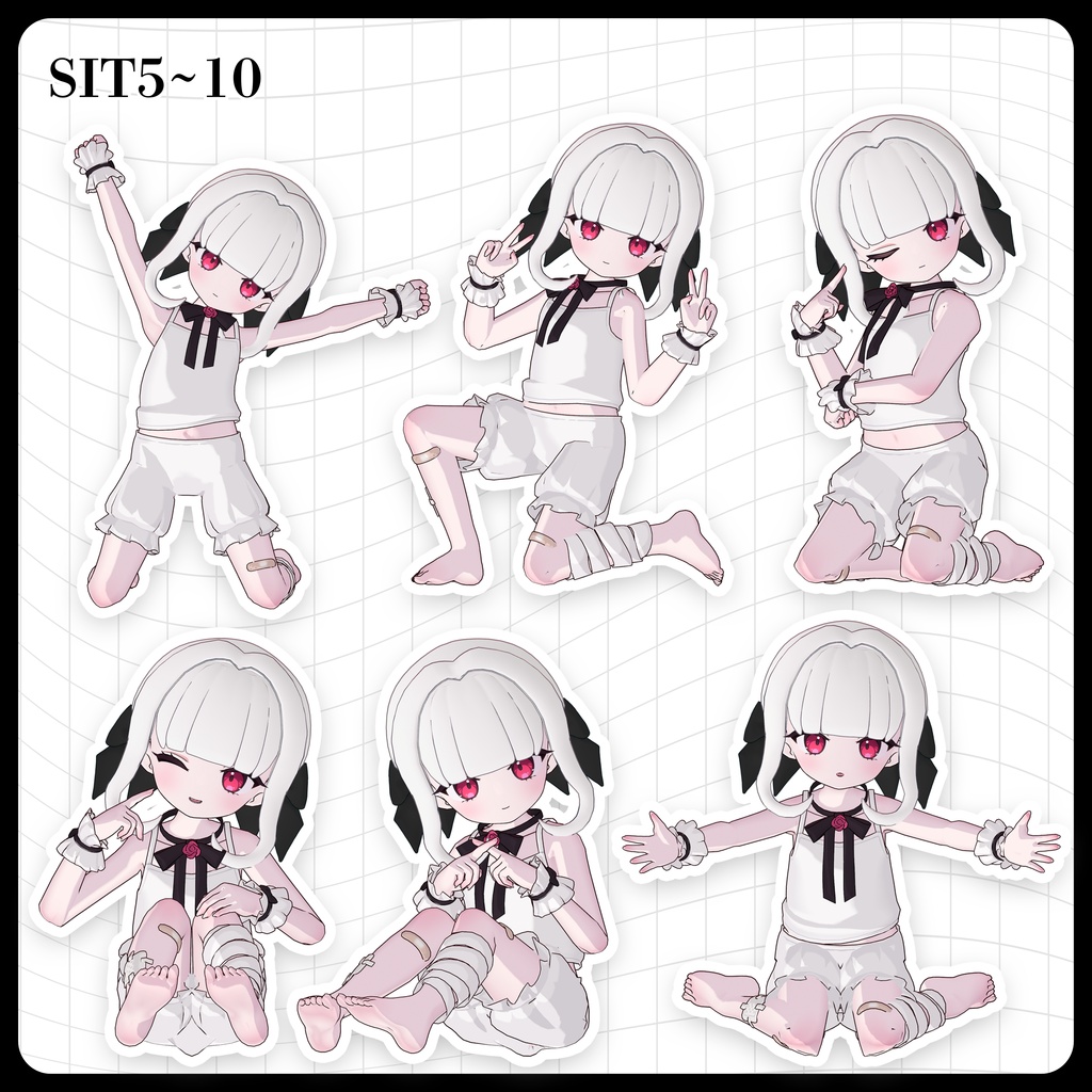 ☕【FREE】撮影向けPOSE Set 50種《 期間限定SALE 》〘 ♡Nochica♡ 〙