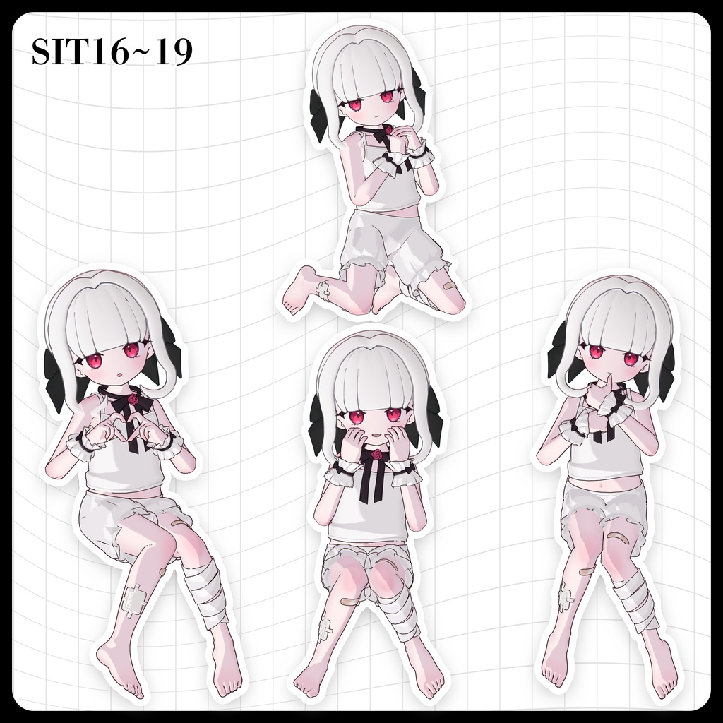 ☕【FREE】撮影向けPOSE Set 50種《 期間限定SALE 》〘 ♡Nochica♡ 〙