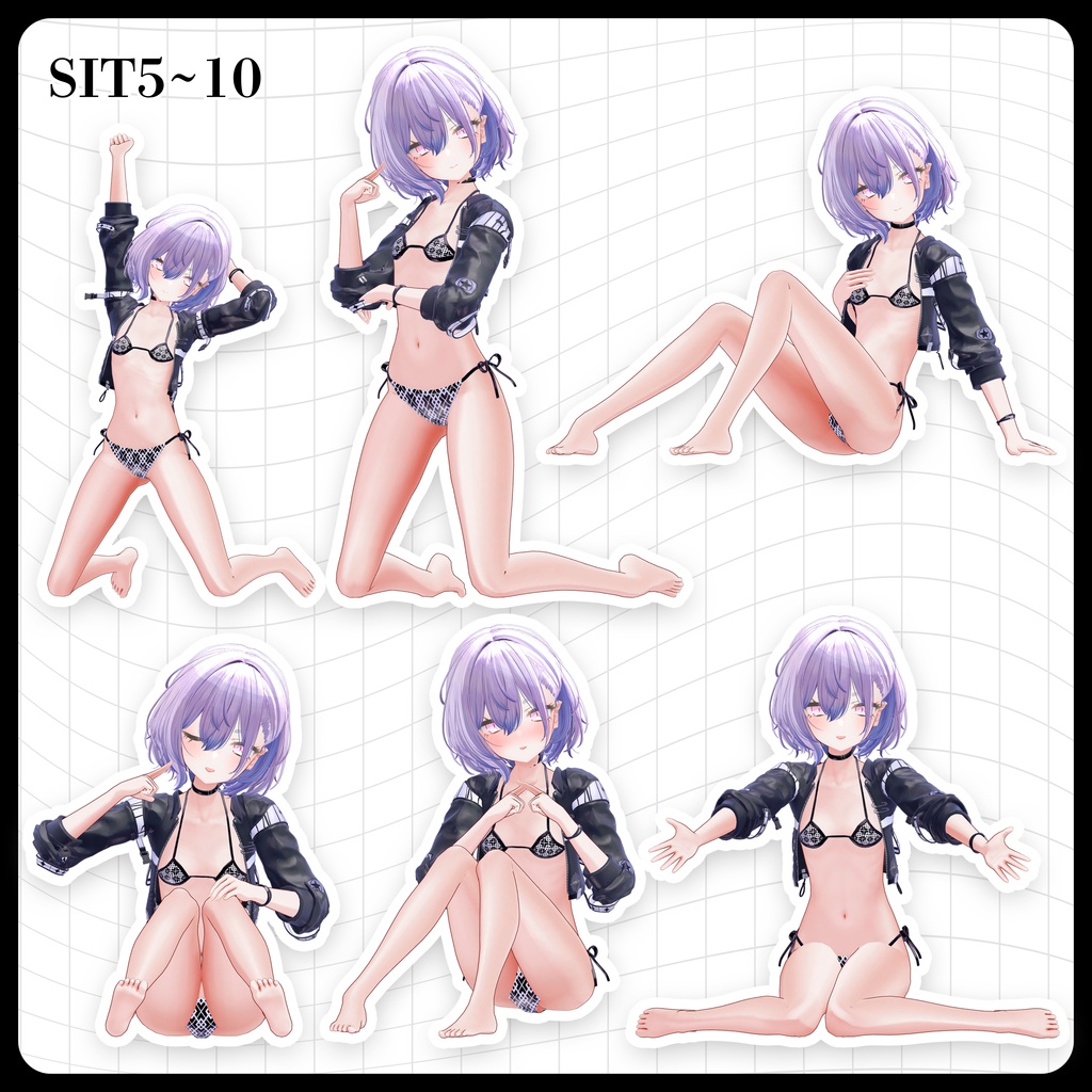 ☕【FREE】撮影向けPOSE Set 50種《 期間限定SALE 》〘 ♡Avzomend♡ 〙