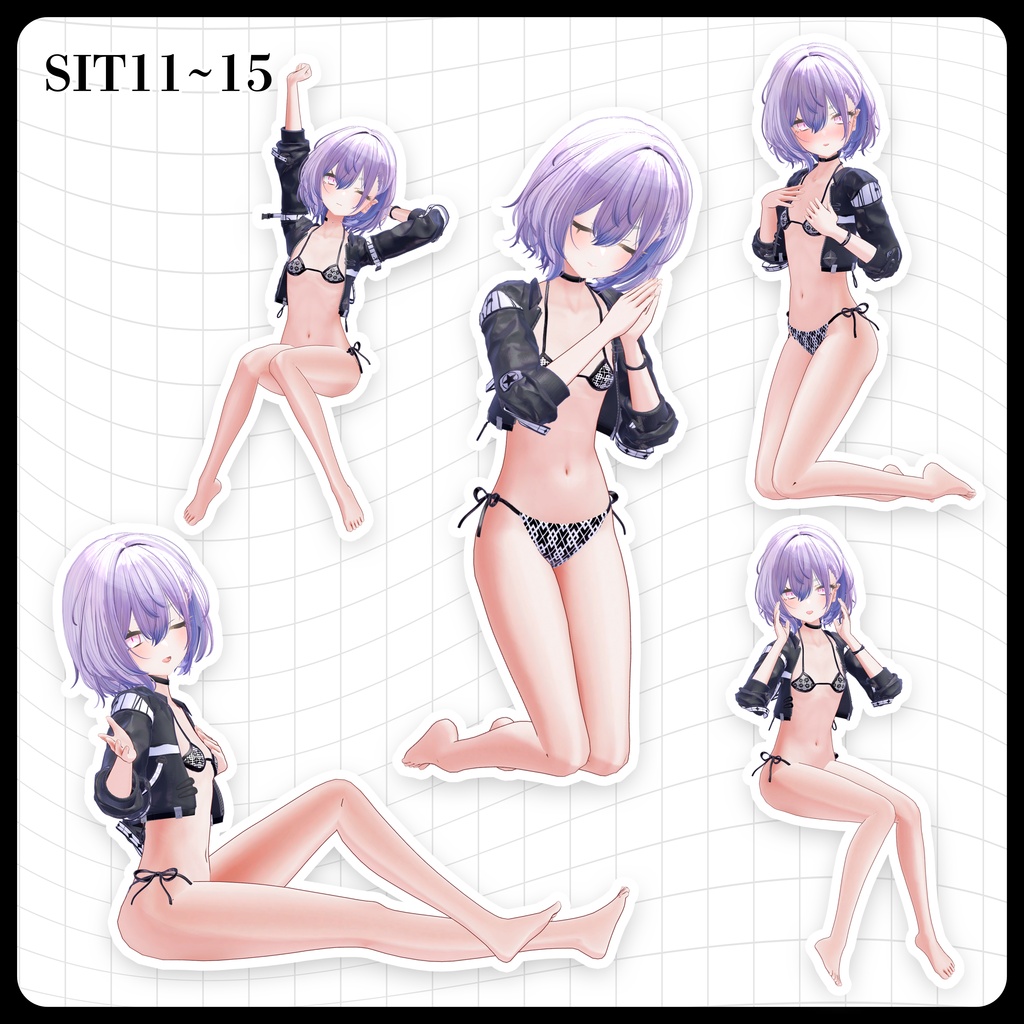 ☕【FREE】撮影向けPOSE Set 50種《 期間限定SALE 》〘 ♡Avzomend♡ 〙