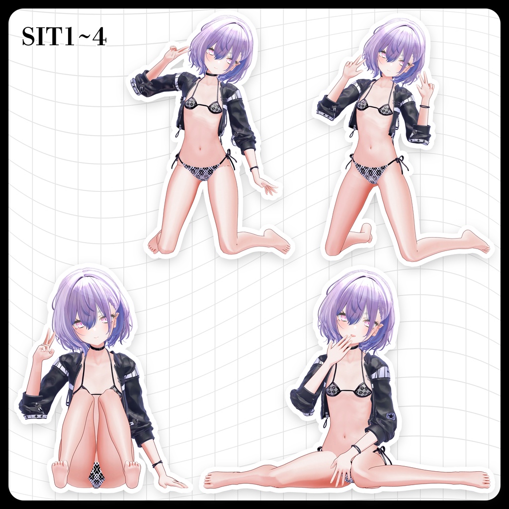 ☕【FREE】撮影向けPOSE Set 50種《 期間限定SALE 》〘 ♡Avzomend♡ 〙