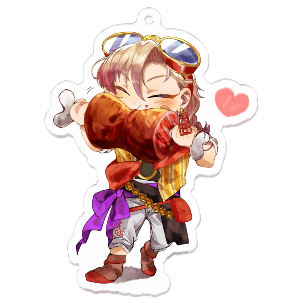 アクリルキーホルダー(1周年ミニキャラ) - 70 x 70 (mm)