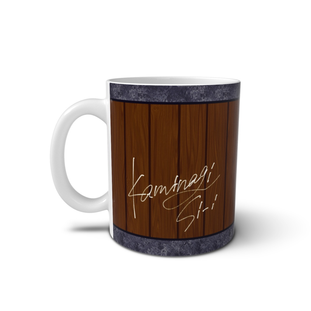 マグカップ(樽ジョッキver.) - 直径 8 cm / 高さ 9.5 cm