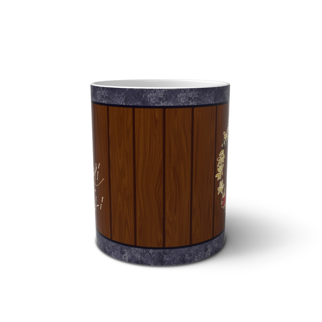 マグカップ(樽ジョッキver.) - 直径 8 cm / 高さ 9.5 cm