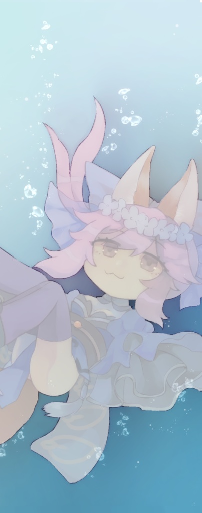 水中花玉藻の前クリアしおり