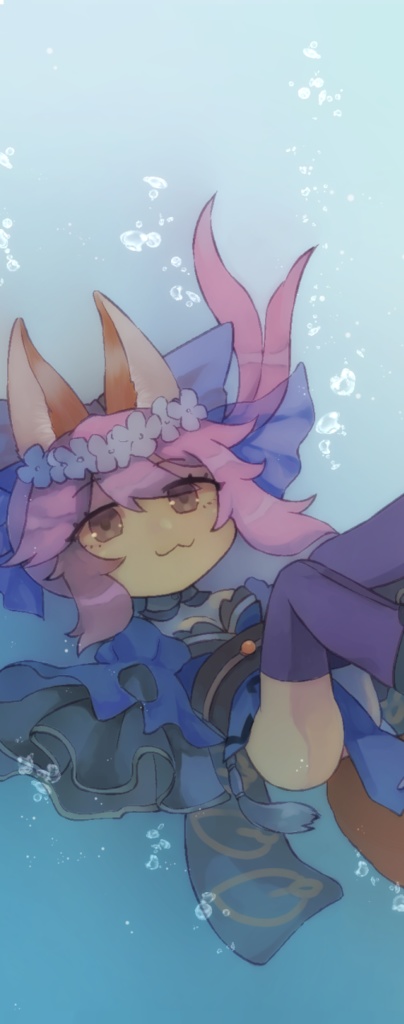 水中花玉藻の前クリアしおり