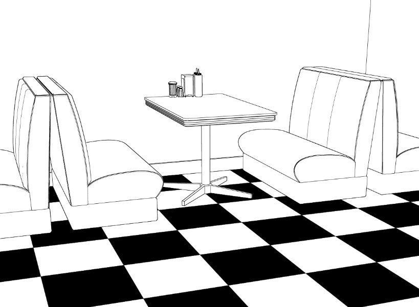 アメリカンダイナーテーブルセット