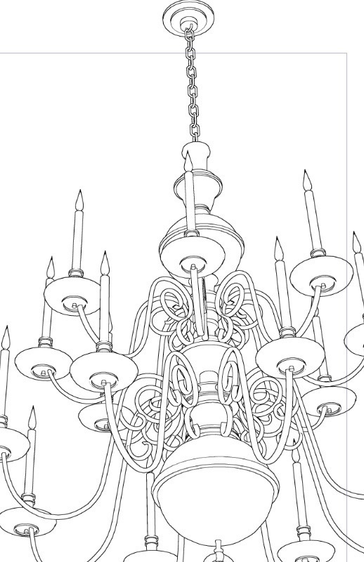 17世紀のシャンデリア