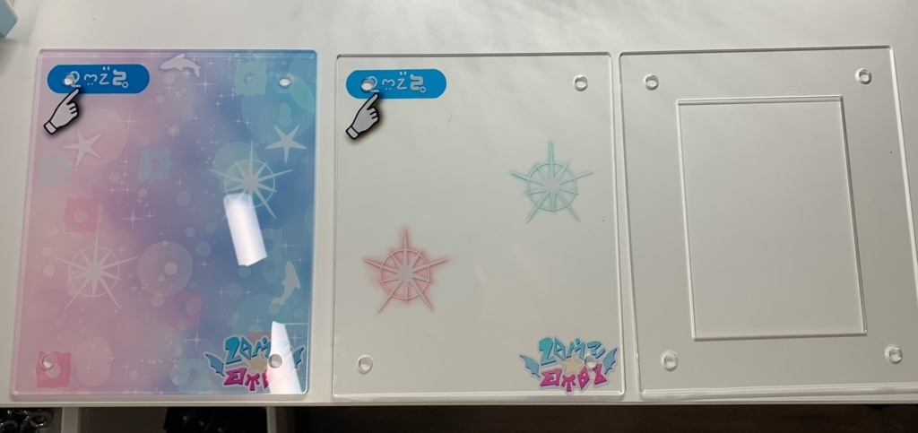 ☆★トレカ用オリジナルアクリルフレーム(Live☆Twin、Evil★Twin風)★☆