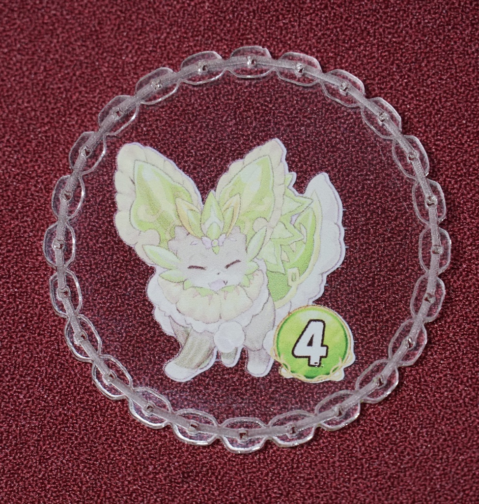 ピュアリィ チェーン処理順確認カウンター 5枚セット