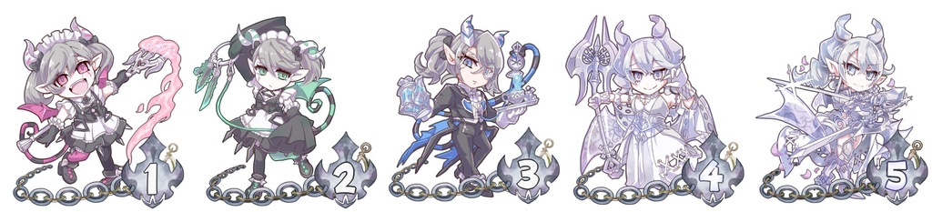 ラビュリンス チェーン処理順確認カウンター 5枚セット