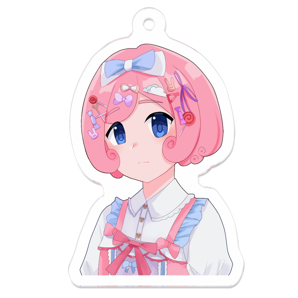 Lolita Girl Acrylic Keychain 50mm×50mm