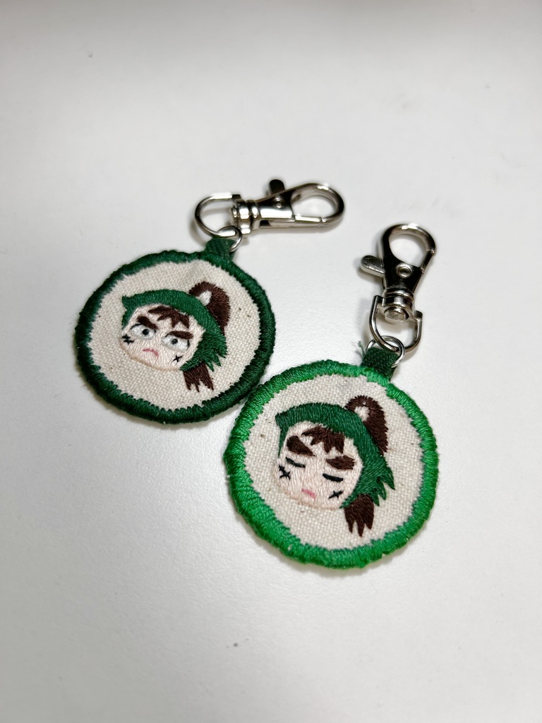 長次刺繍ワッペンチャーム
