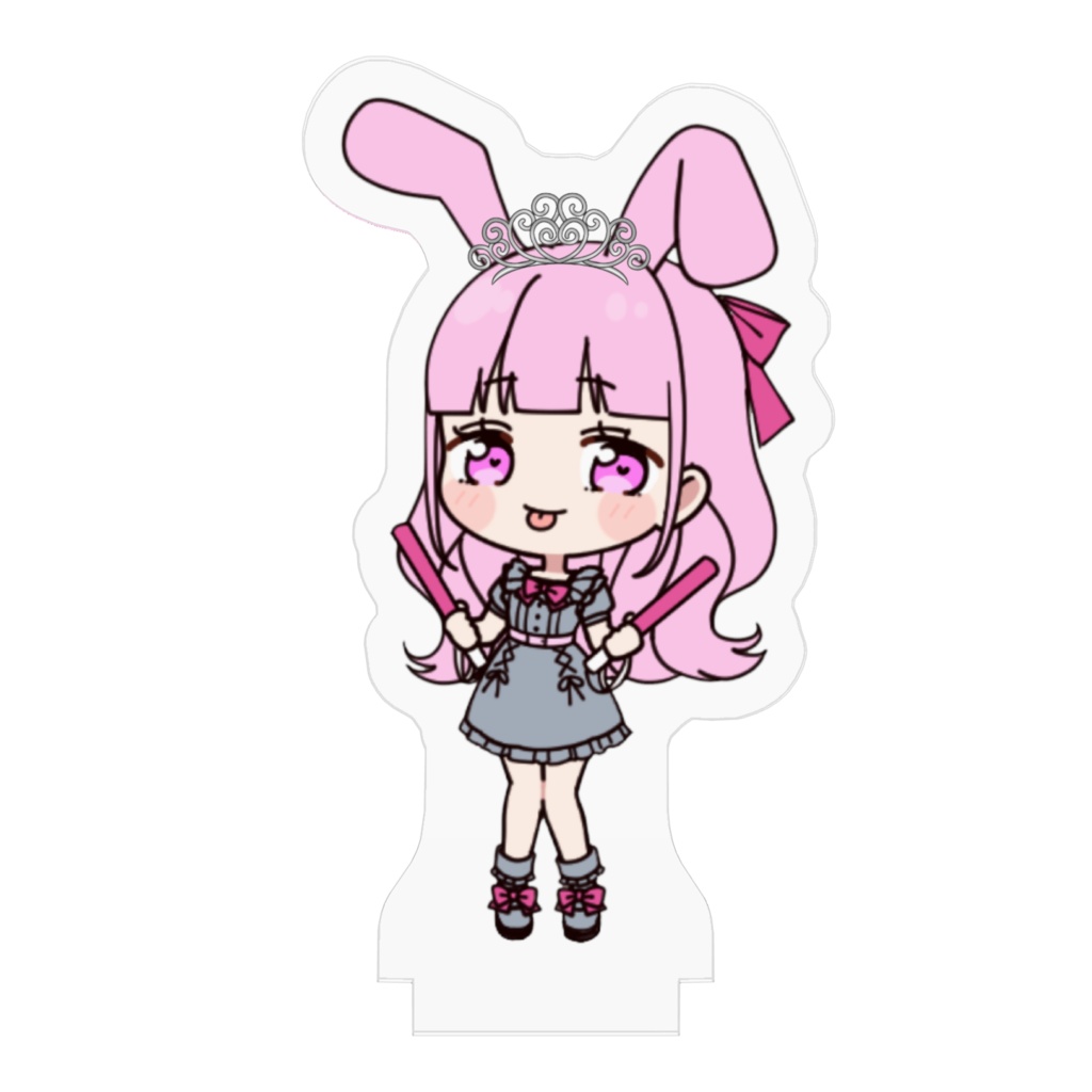 推し活!!うさ耳てぃあちゃん!!ピンク