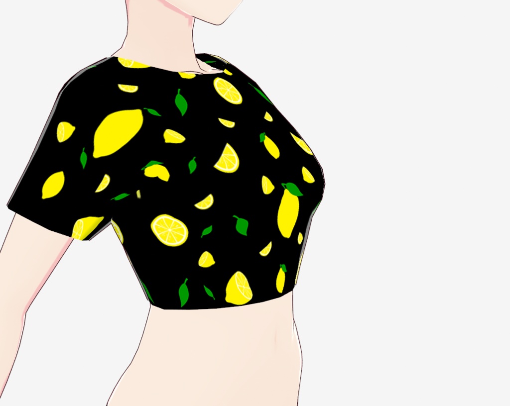 Lemon Crop Top