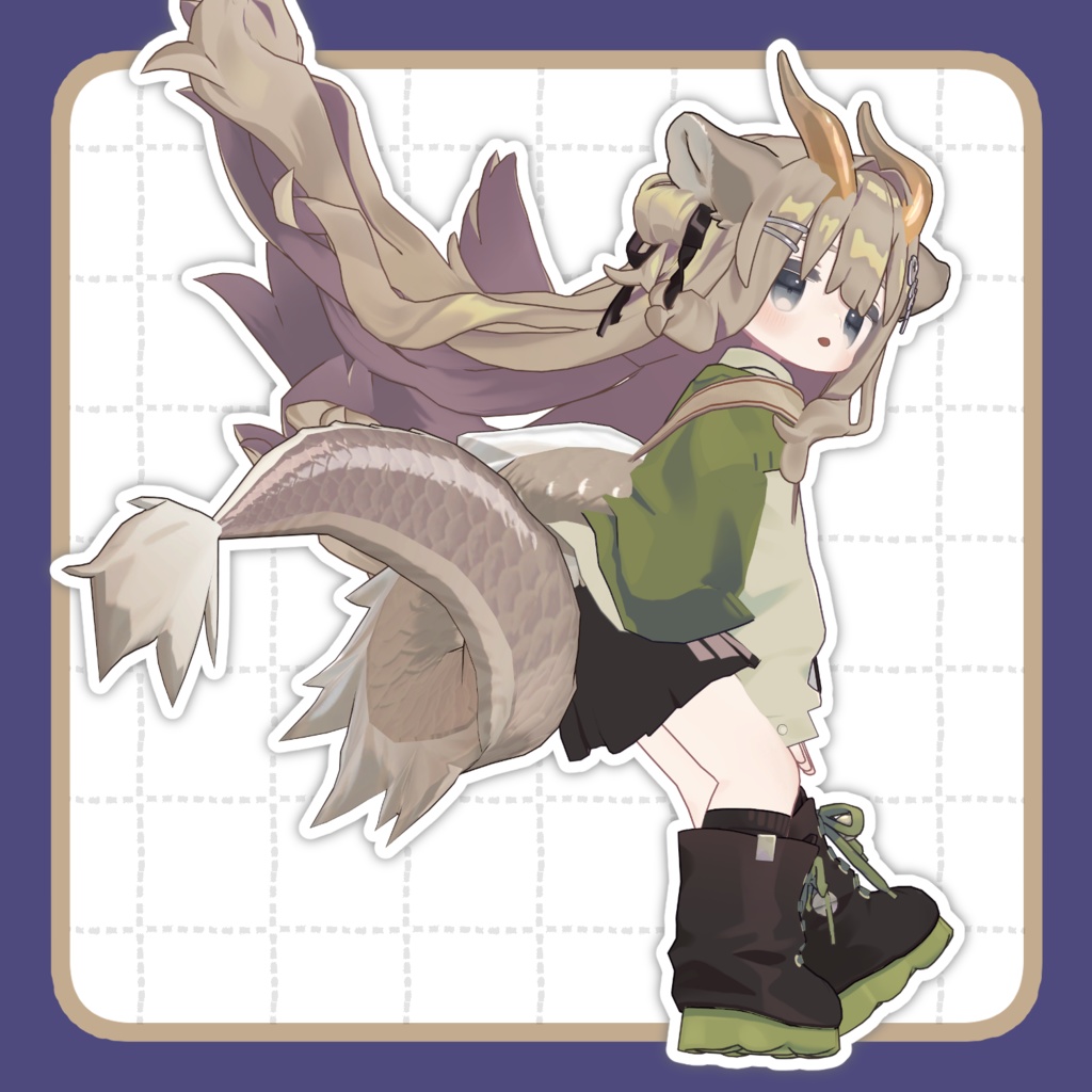 【うささき・まめひなた・キプフェル対応】ドラゴンセット 東