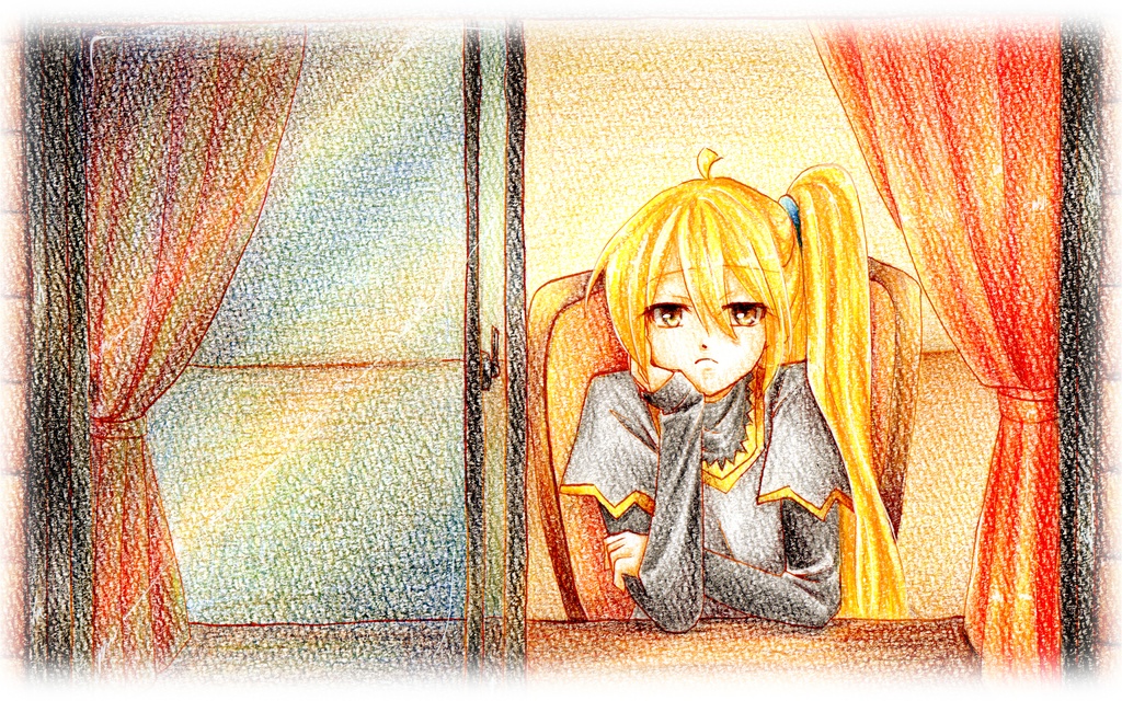 【ボカロ】亞北ネル『窓からネル』 キャンバス