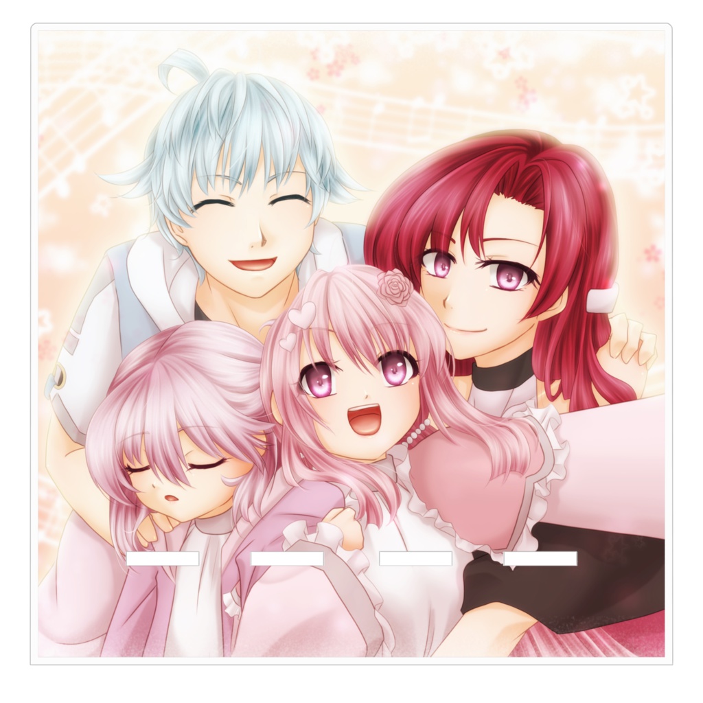 【アクリルスマホスタンド】擬人化っ子集合