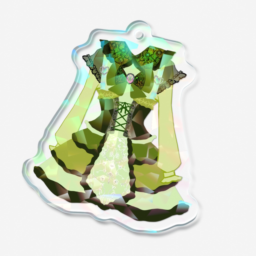 くじゃく 衣装アクキー ホログラム BPM200で除霊