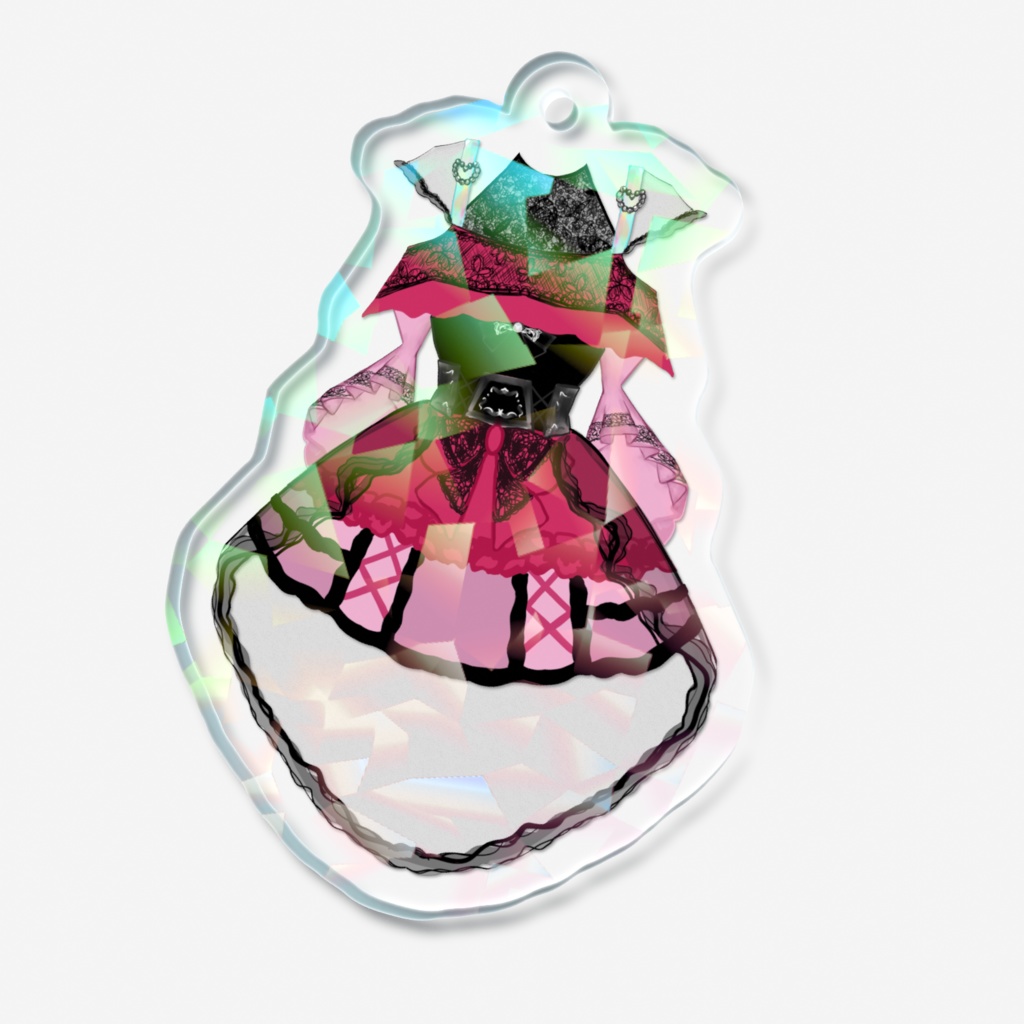 ひなの 衣装アクキー ホログラム BPM200で除霊