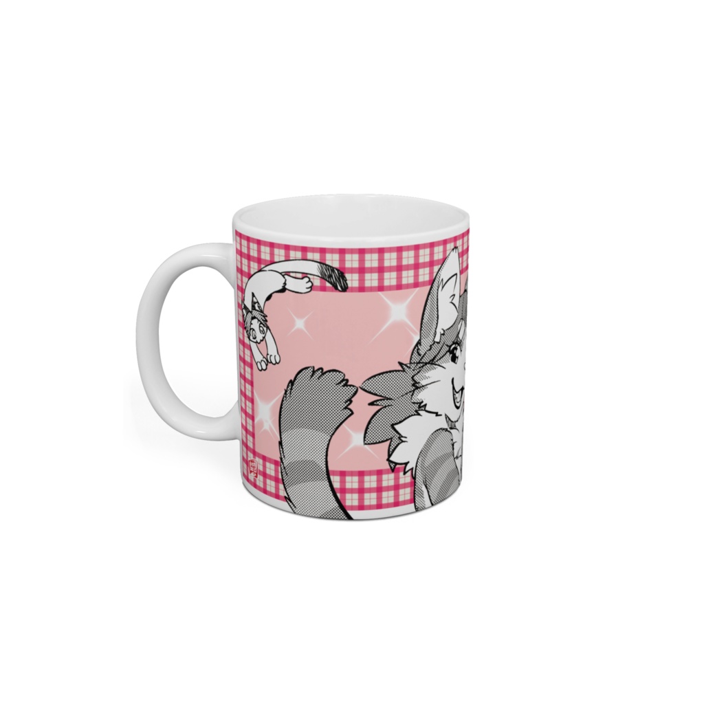 晴千代&ふぃーちゃんマグカップ。(ケモ楽園6周年グッズ)