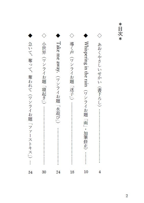 【既刊再版】小説『あおくやさしいせかい』ジェイ監♀SS集