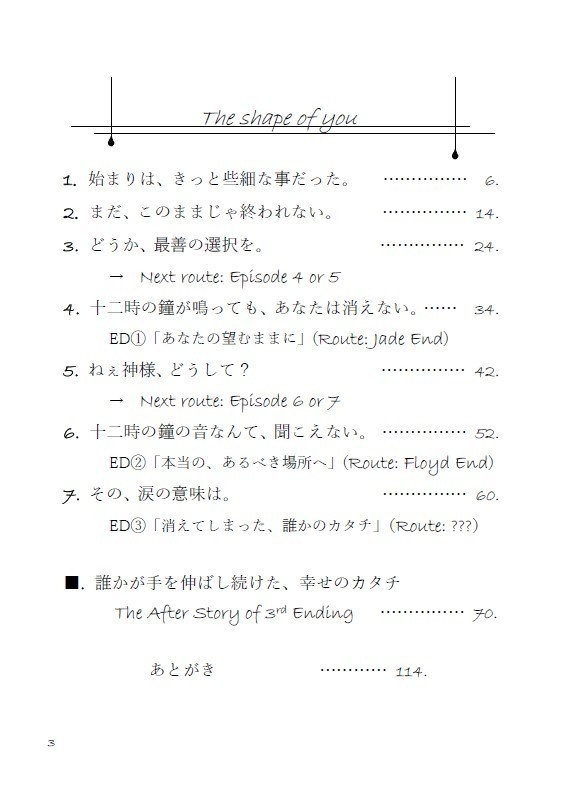 【8月新刊・小説】イド監♀「The shape of you」