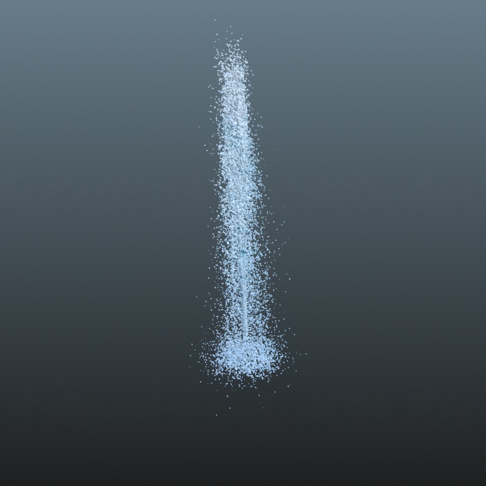 3d素材 水 噴水 流水 水しぶき 波しぶき等 7つセット