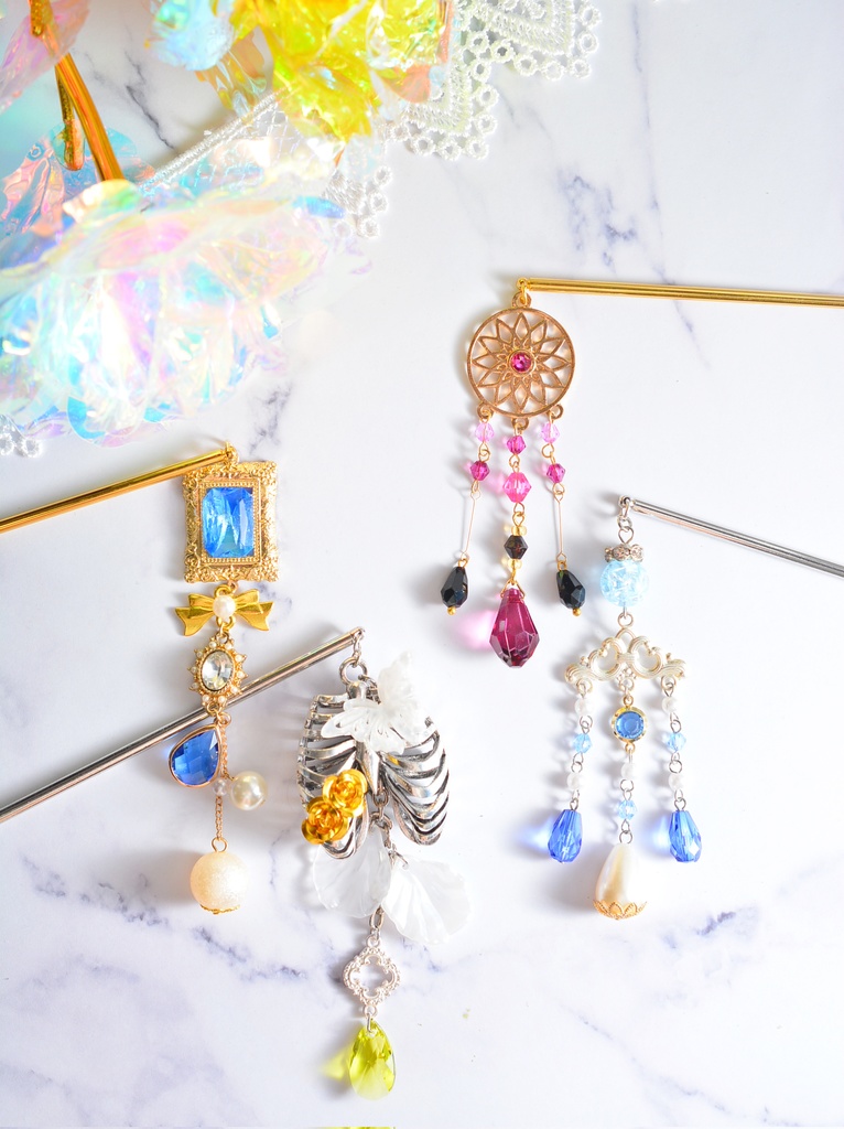 昆虫学者/メリー 簪orイヤーアクセサリー