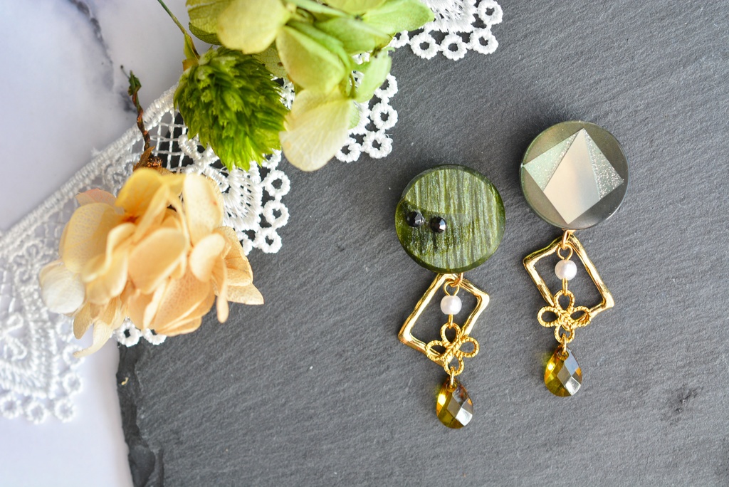 江モチーフ/イヤーアクセサリー