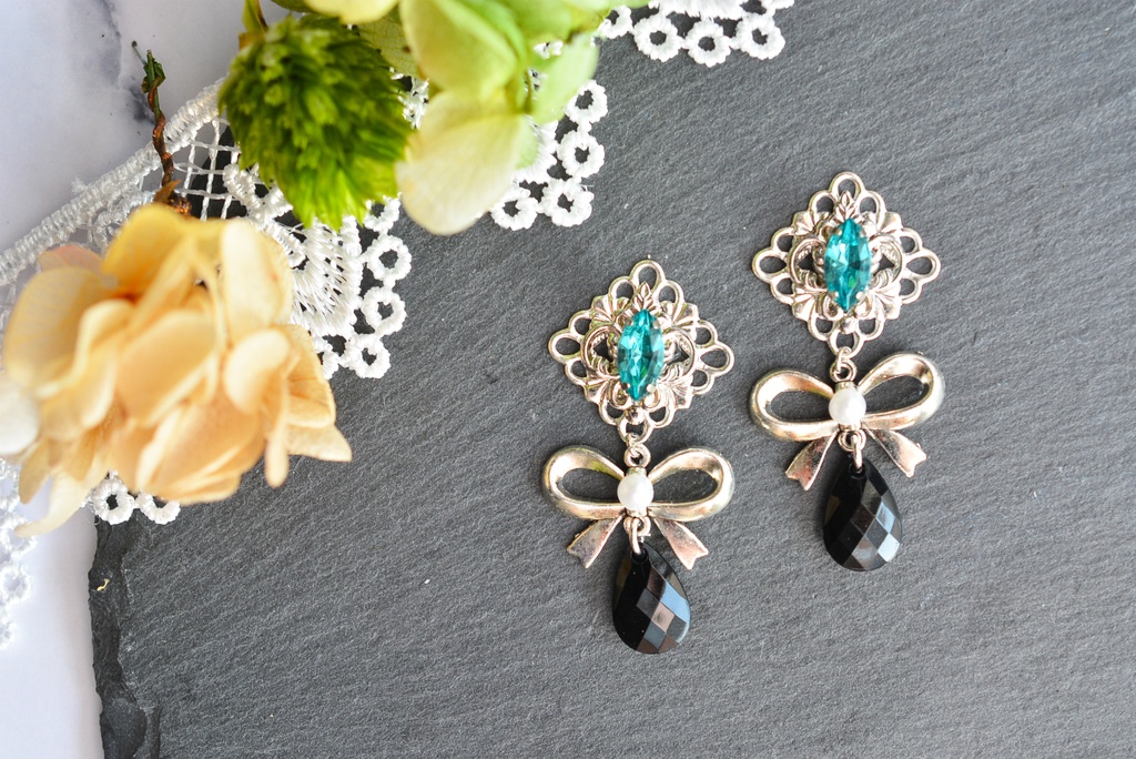 江モチーフ/イヤーアクセサリー