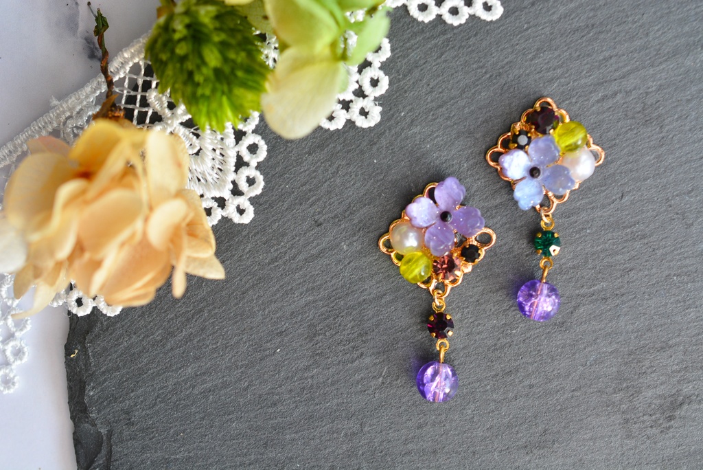 江モチーフ/イヤーアクセサリー