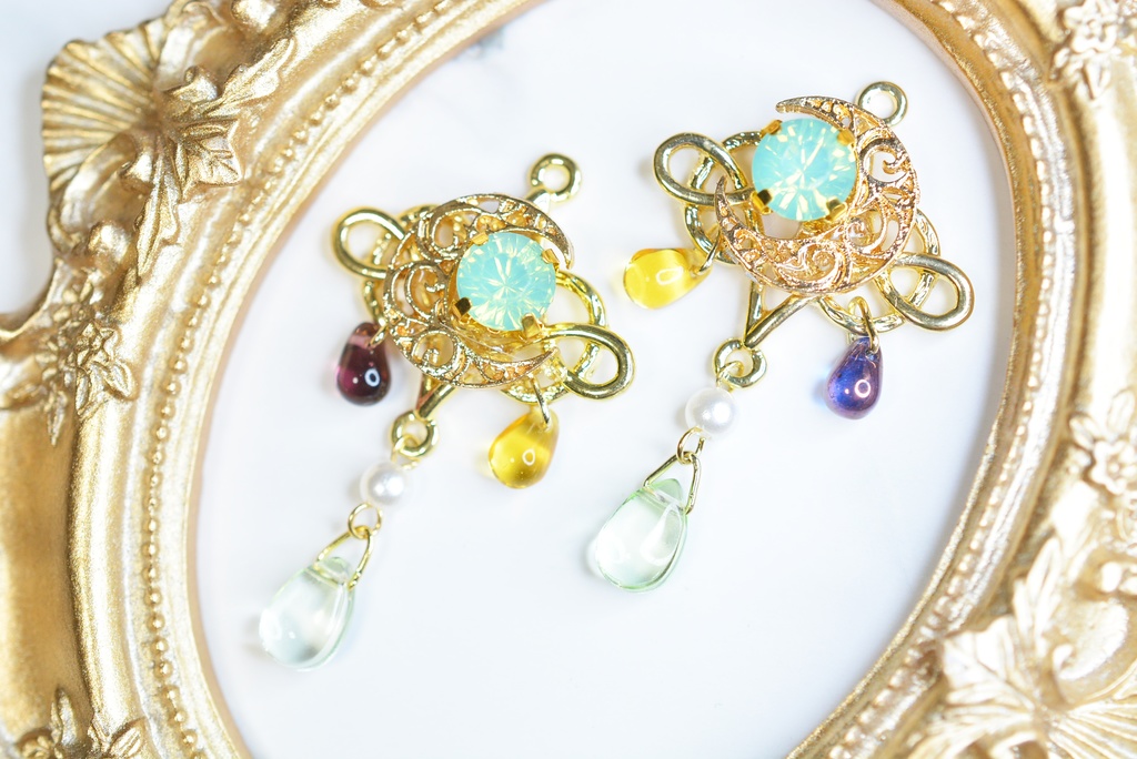 サーカス団イヤーアクセサリー(フラバルー/踊り子/泣きピエロ)