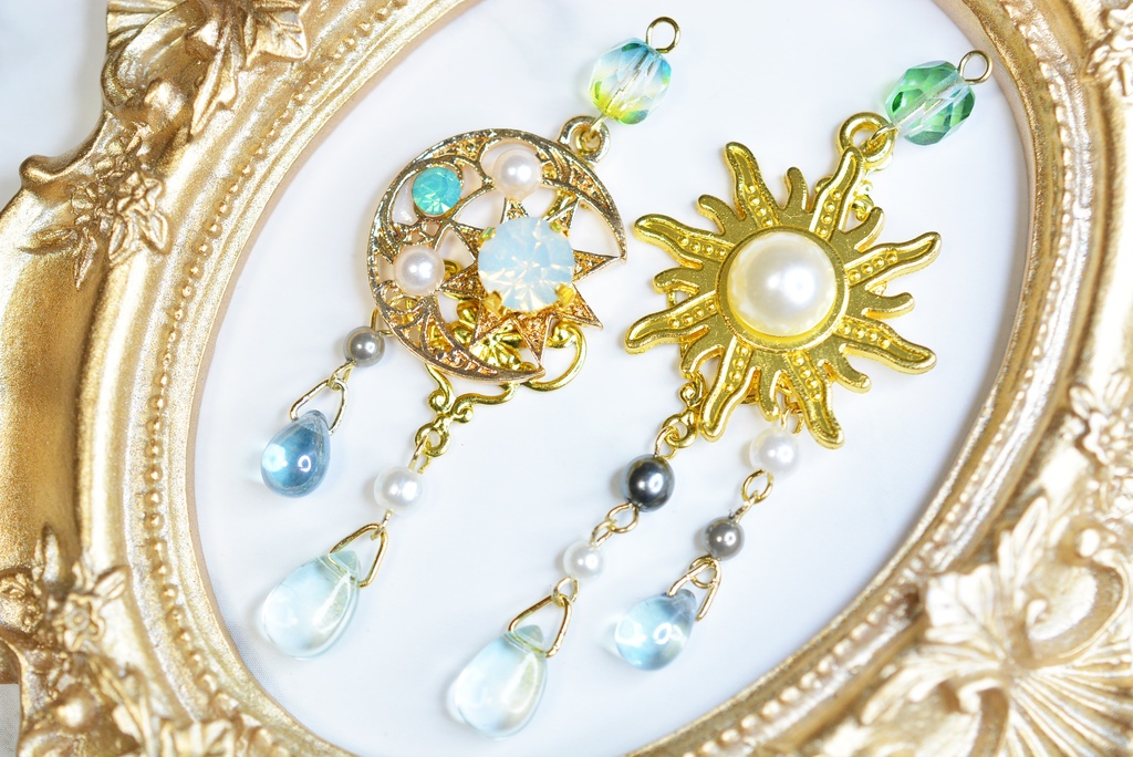 サーカス団イヤーアクセサリー(フラバルー/踊り子/泣きピエロ)