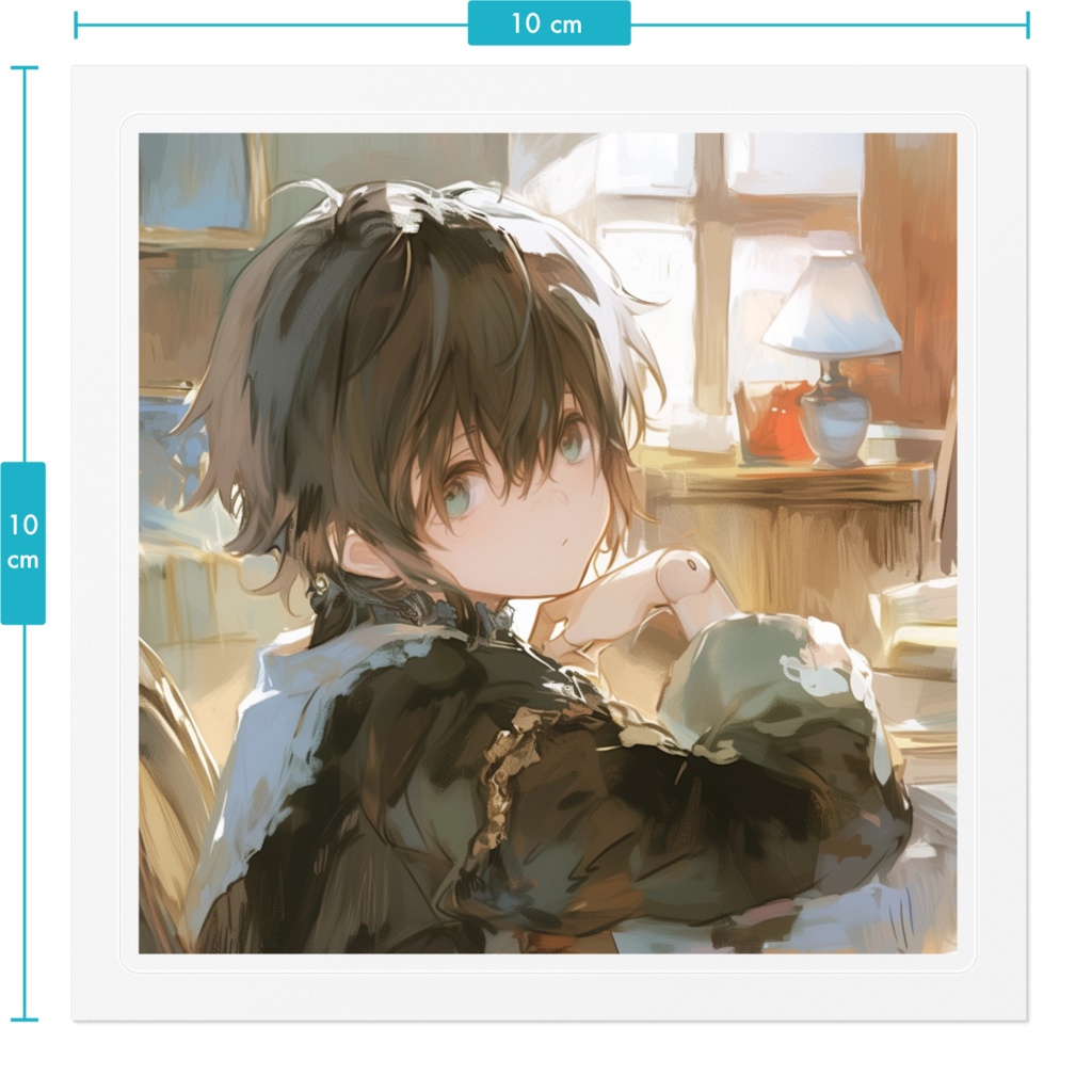 ステッカー(100mmクリア)